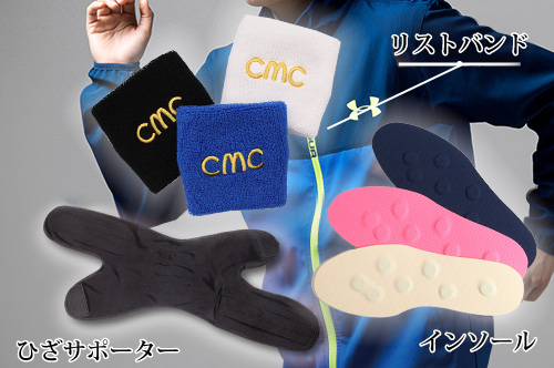 ヘリカールの膝サポーター・リストバンド