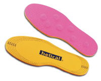 ヘリカール配合のインソール足元暖か